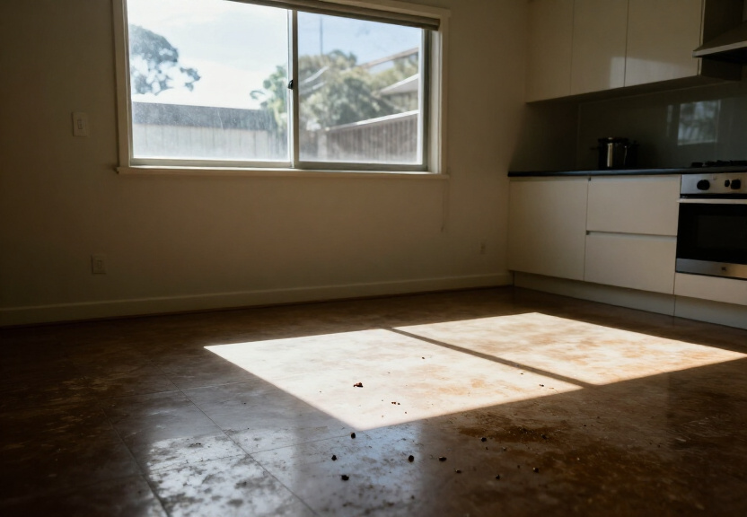 Rodent infestation in a Killara attic before treatment